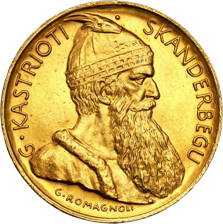 Albania. 20 Franków (franga)1927 V